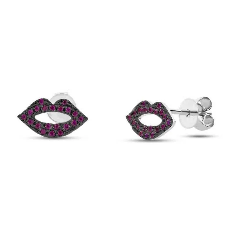 RUBY KISS EARRINGS