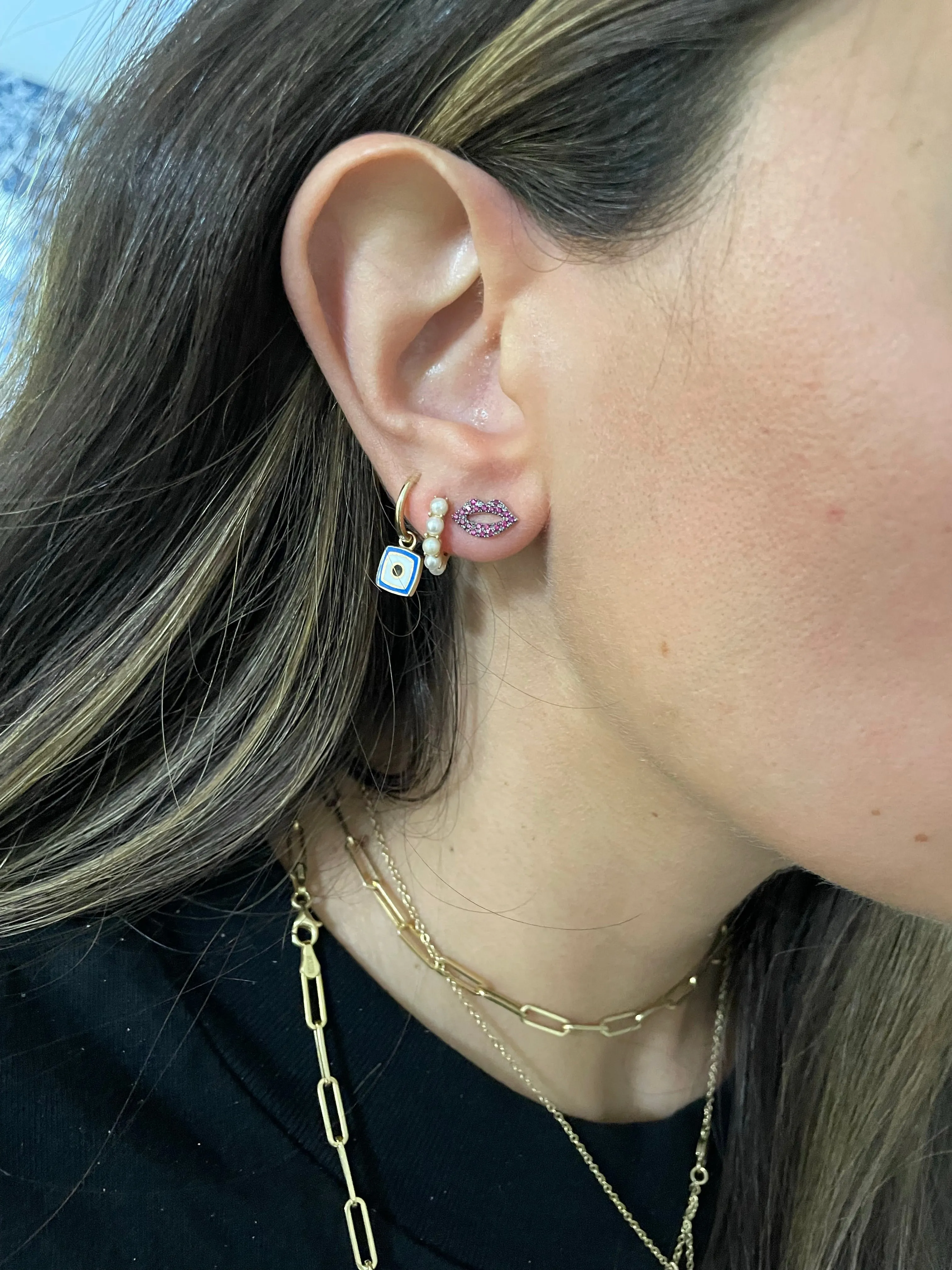 RUBY KISS EARRINGS