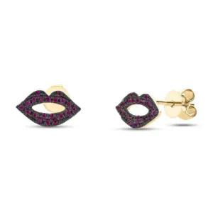 RUBY KISS EARRINGS