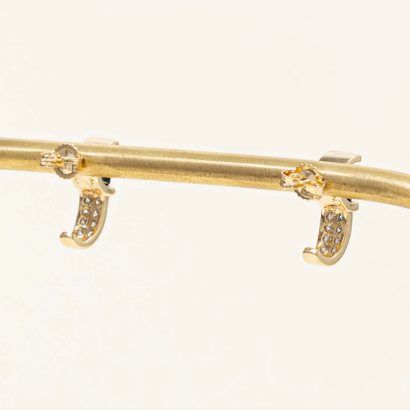 Sapphire & Diamond Earrings | 0.60ctw, 0.13ctw |