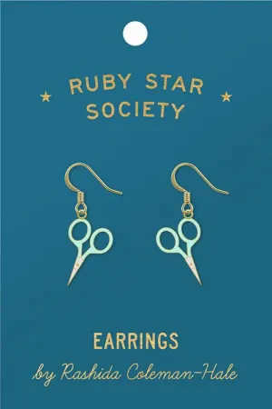Scissor Earrings by Rashida Coleman-Hale for Ruby Star Society