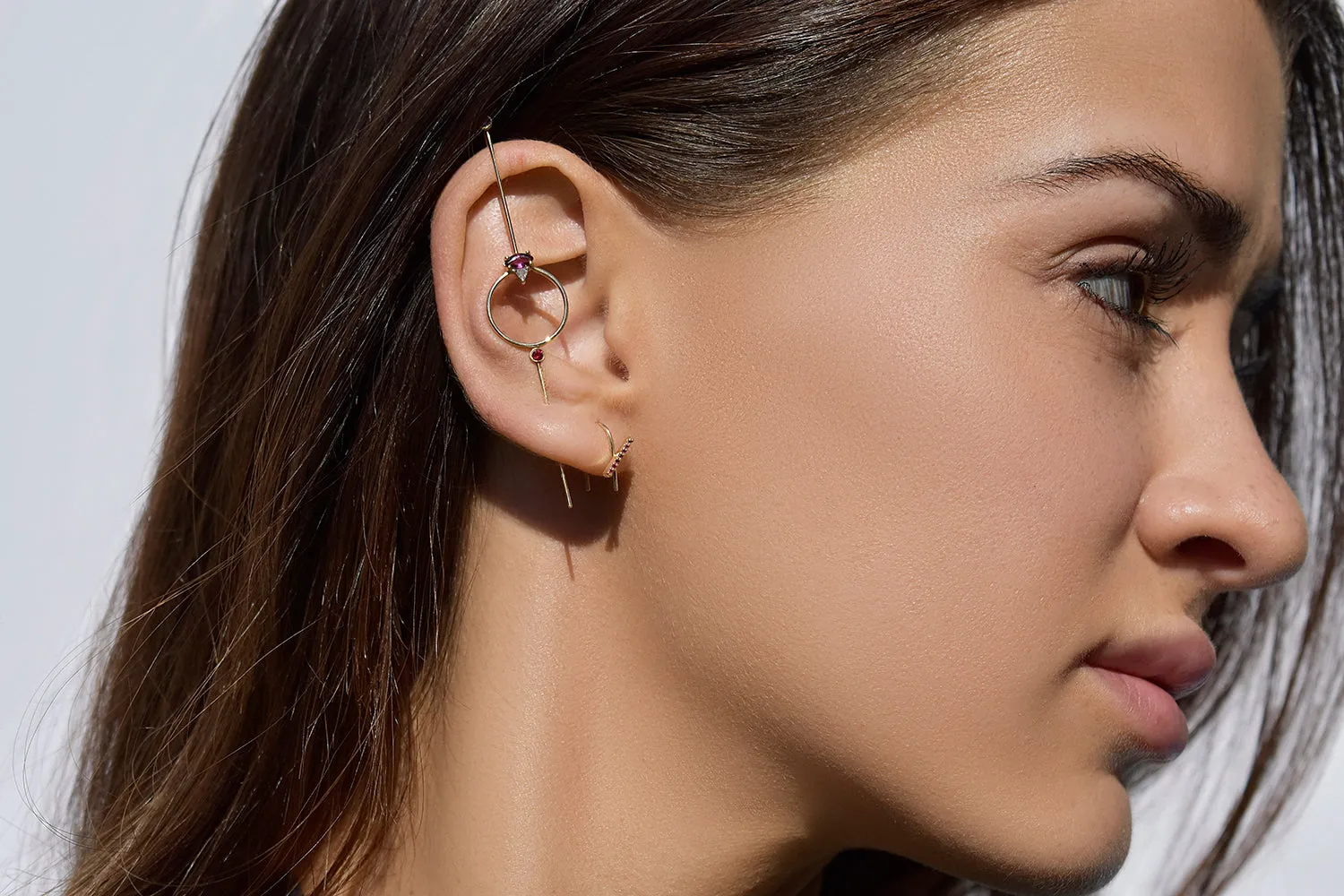Seeing Eye Needle Earring