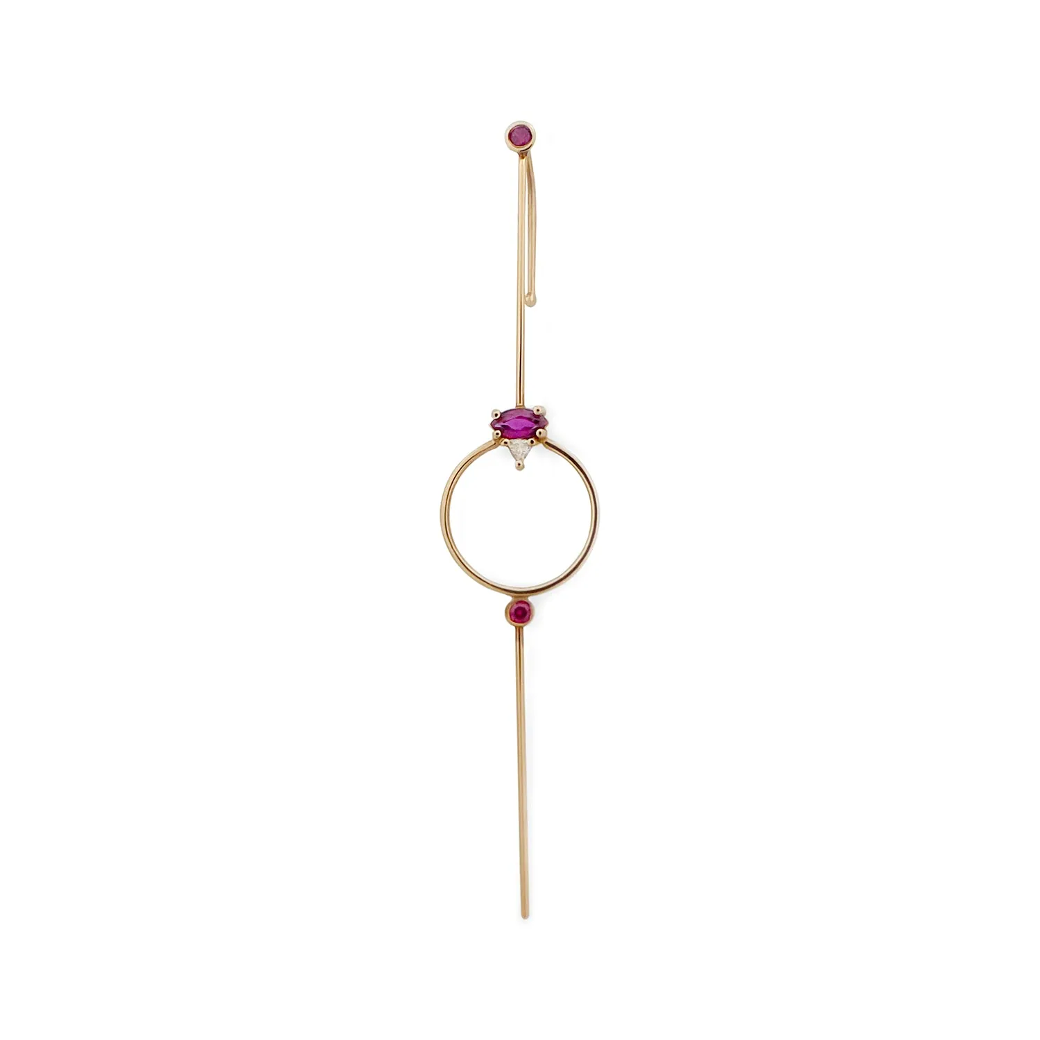 Seeing Eye Needle Earring