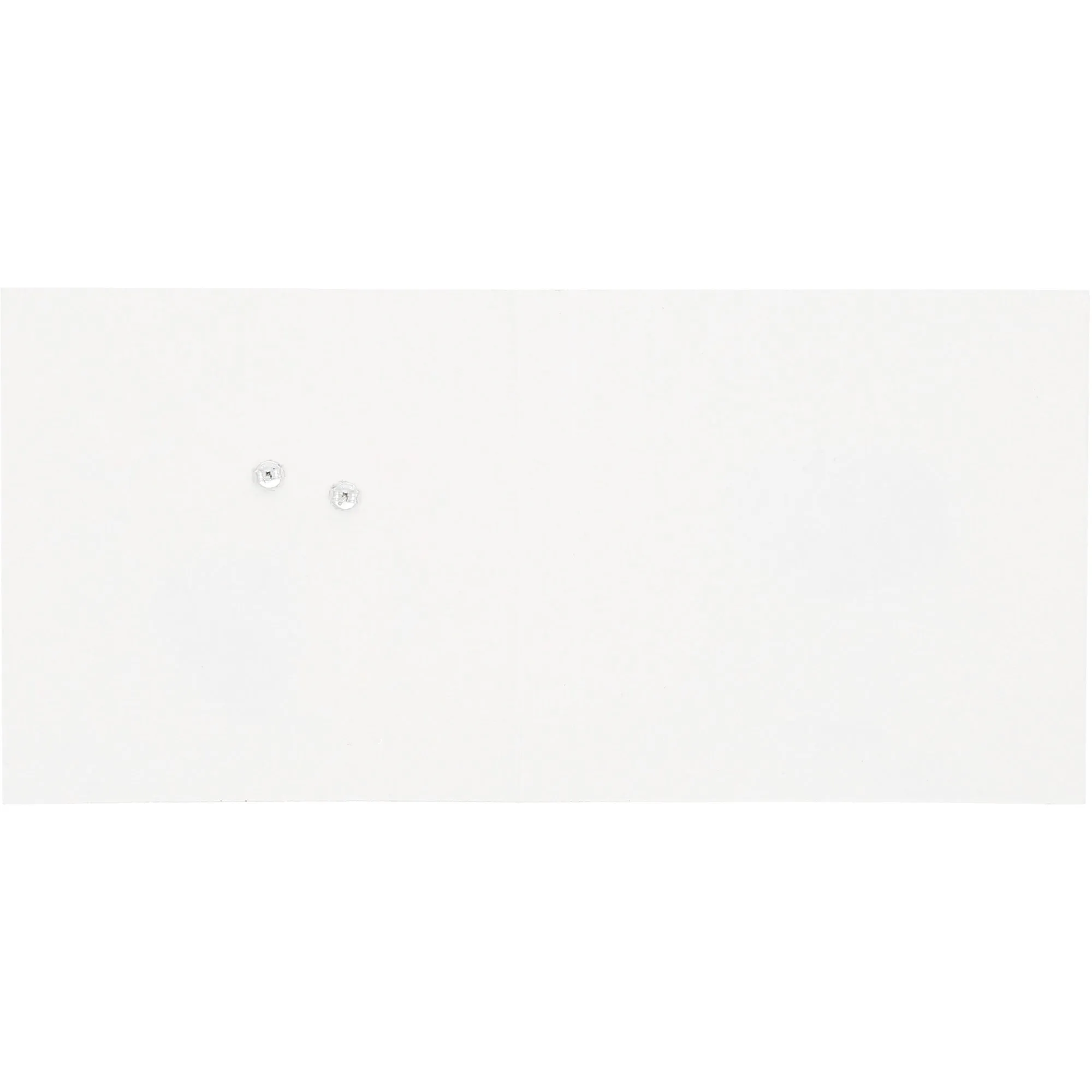 September 5mm Sterling Silver Cubic Zirconia Stud Earrings
