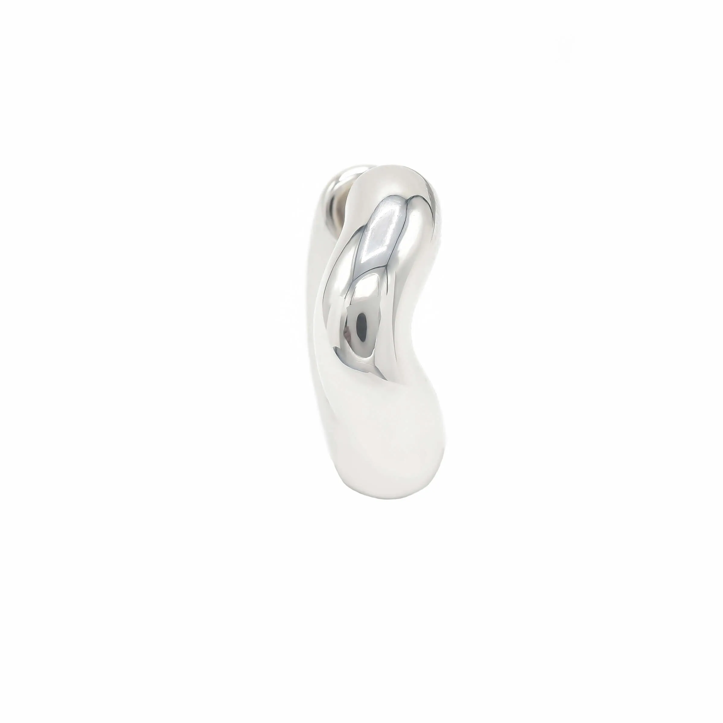Silver Cloud Ear Cuff