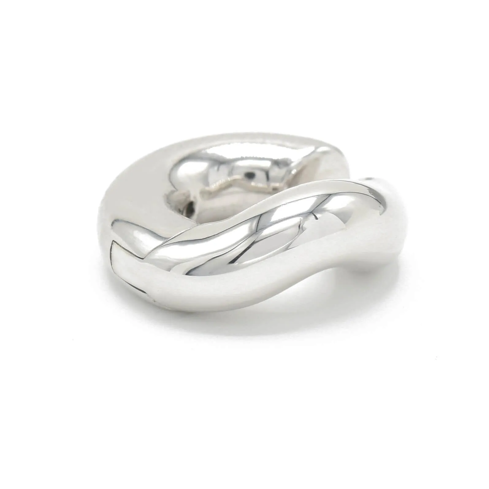 Silver Cloud Ear Cuff