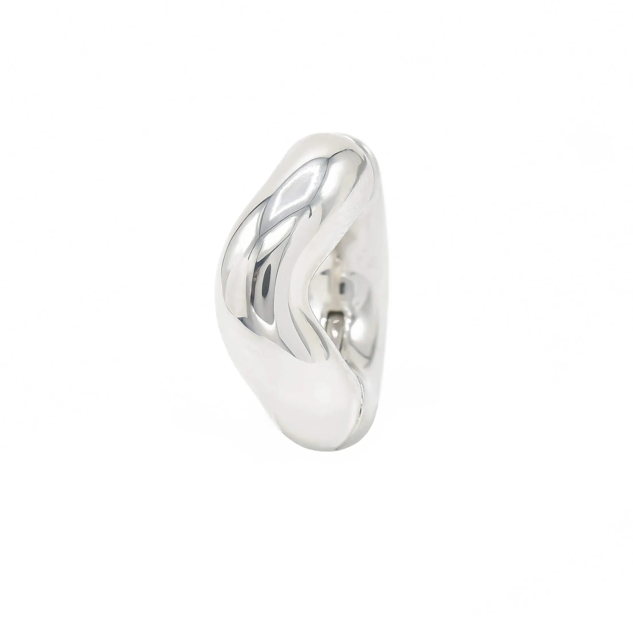 Silver Cloud Ear Cuff