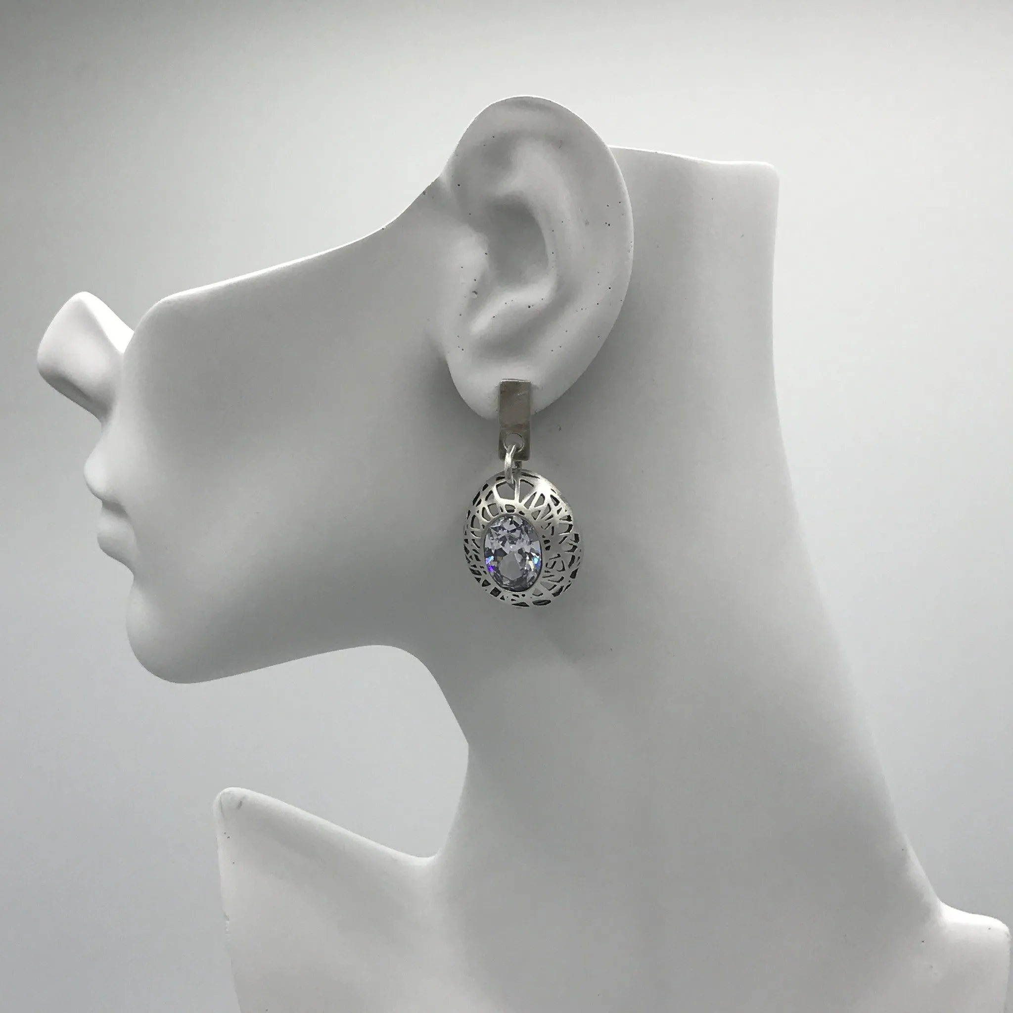 Silver Earrings | M4126