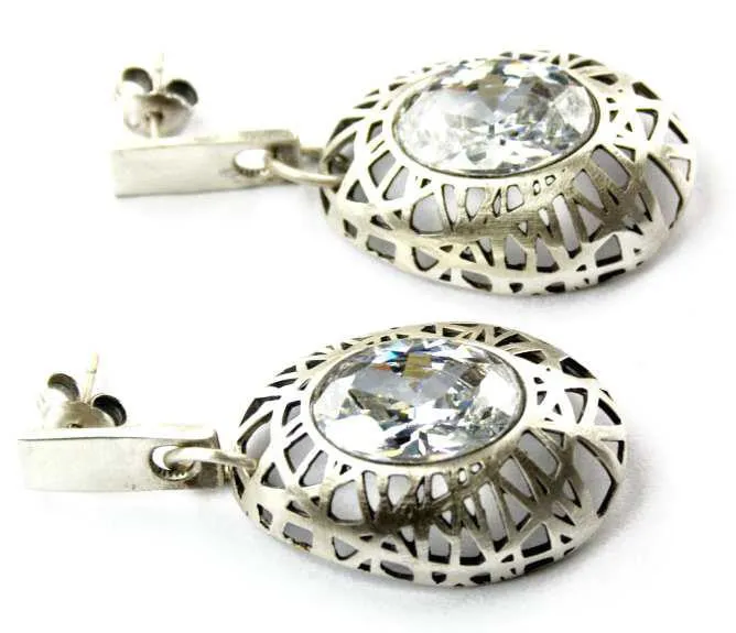 Silver Earrings | M4126