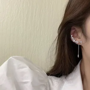 Silver lvy vine cuff climber