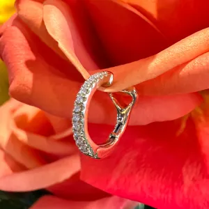 Simon G Hinged Cuff Diamond 18K Yellow Gold Earring LE4623