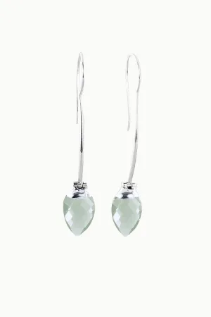 Sivalya Prasiolite Dangle Earrings - Gazelle