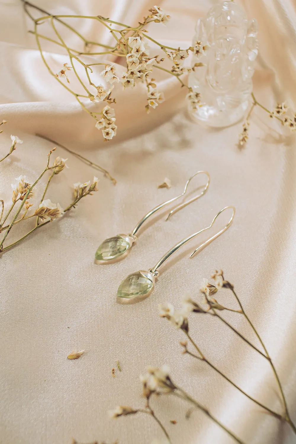 Sivalya Prasiolite Dangle Earrings - Gazelle