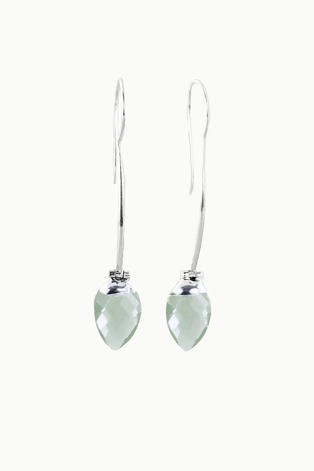 Sivalya Prasiolite Dangle Earrings - Gazelle