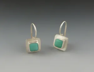 Small Square Wire Earrings