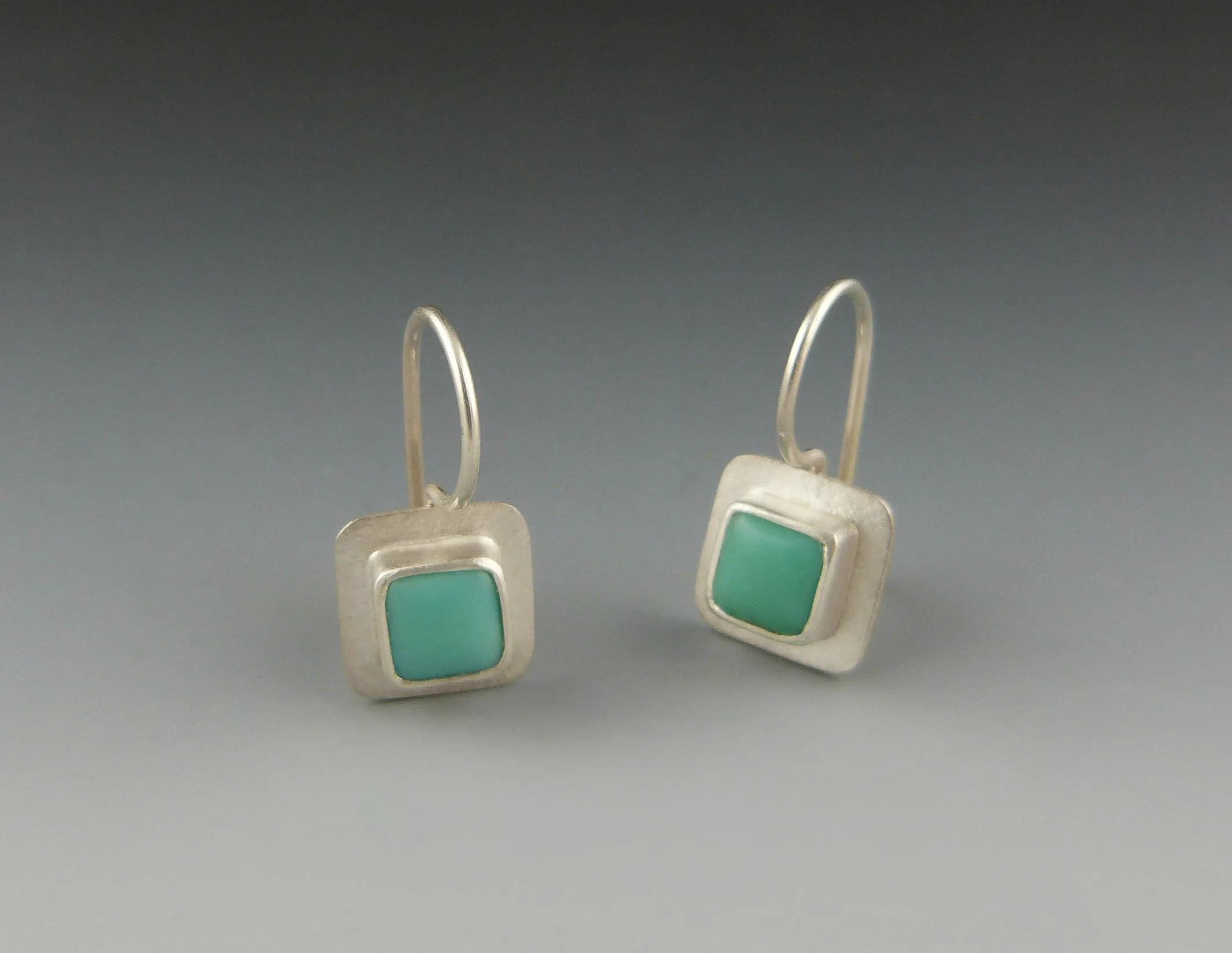 Small Square Wire Earrings