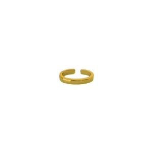 Solid 14K Gold Low Rider Ear Cuff