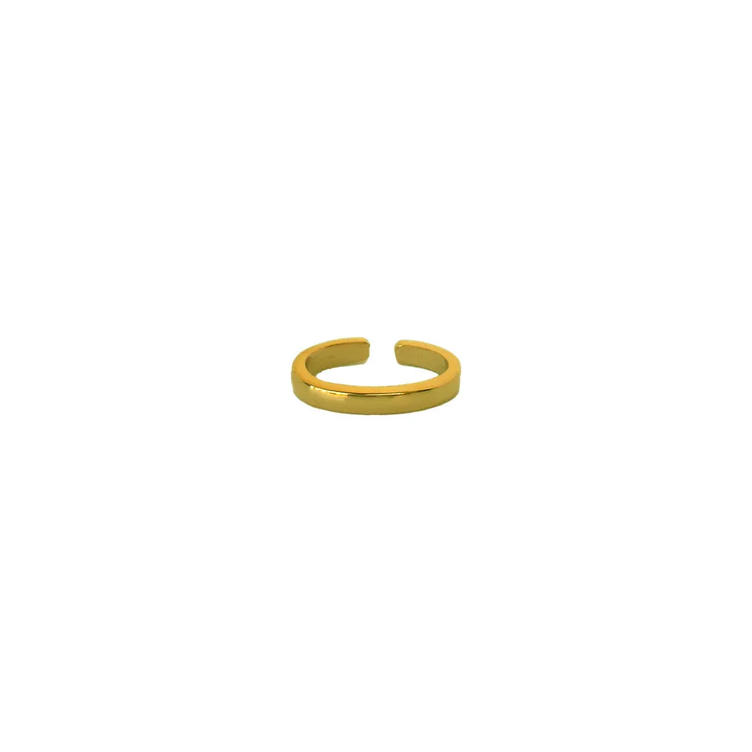 Solid 14K Gold Low Rider Ear Cuff