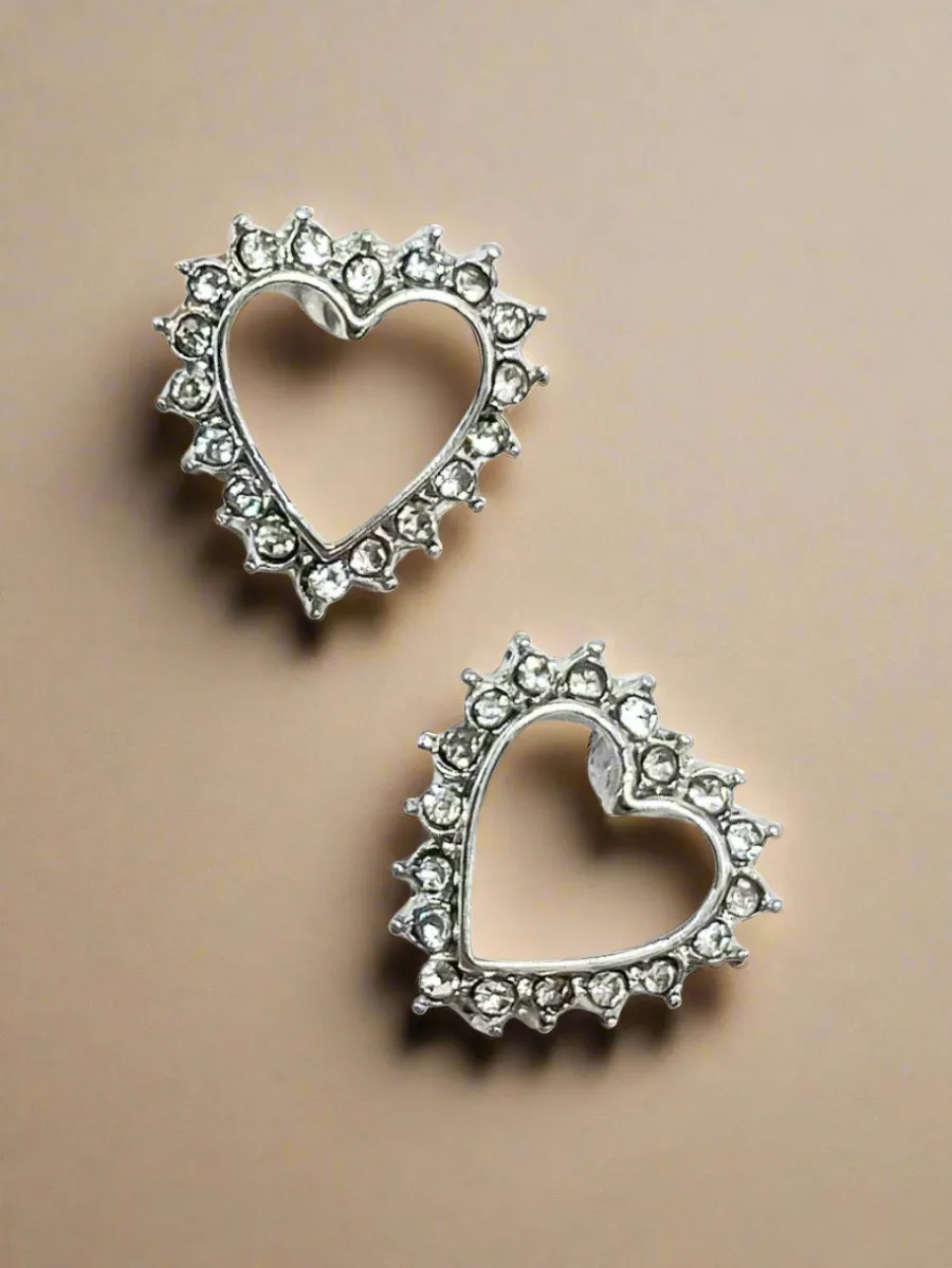 Sparkle Heart Earrings