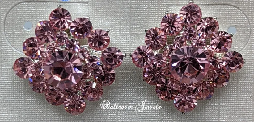 Square Crystal Earrings