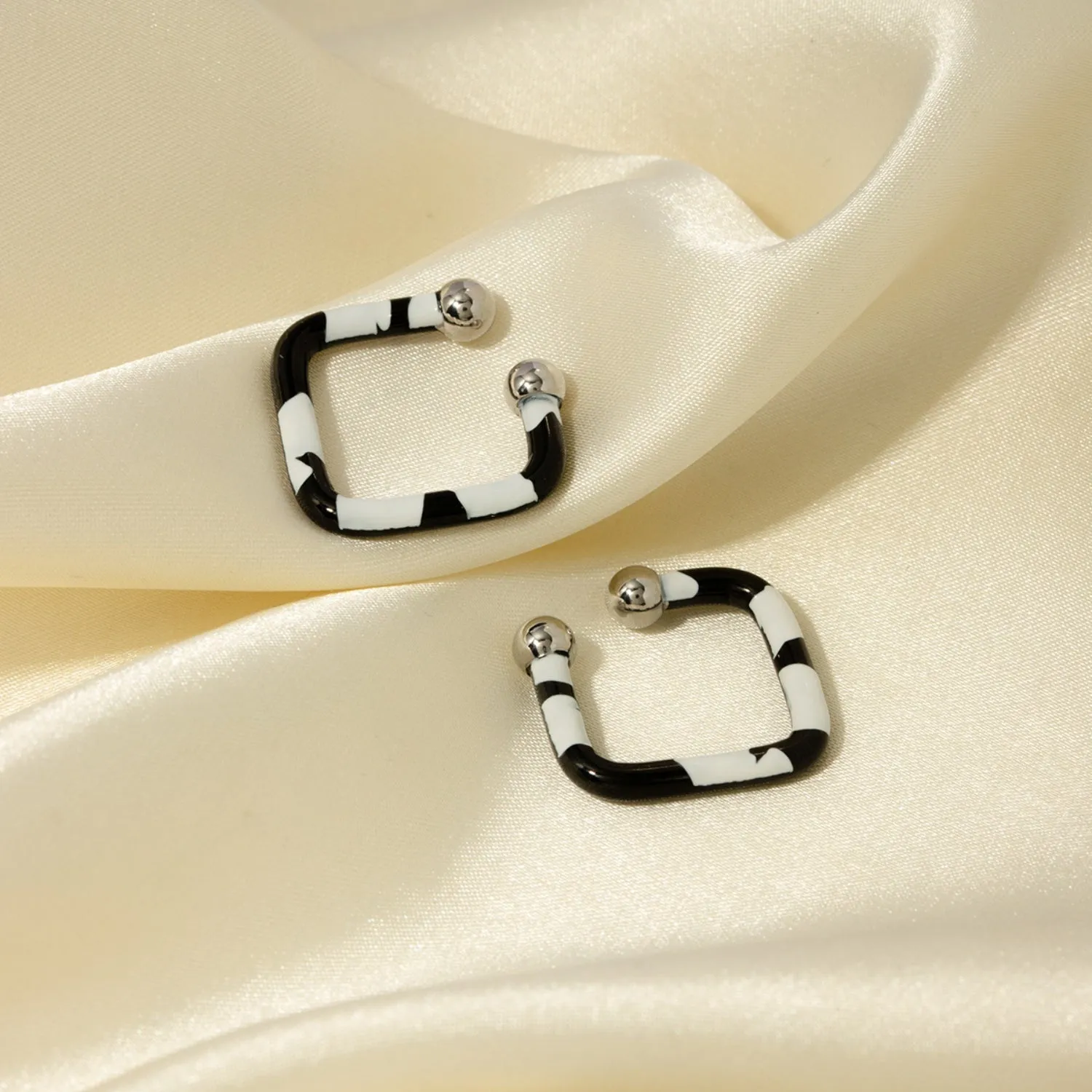 Stainless Steel Cuff Earrings