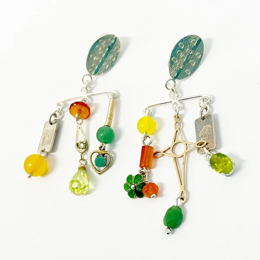 Sterling silver and vintage Earrings - Field Delights