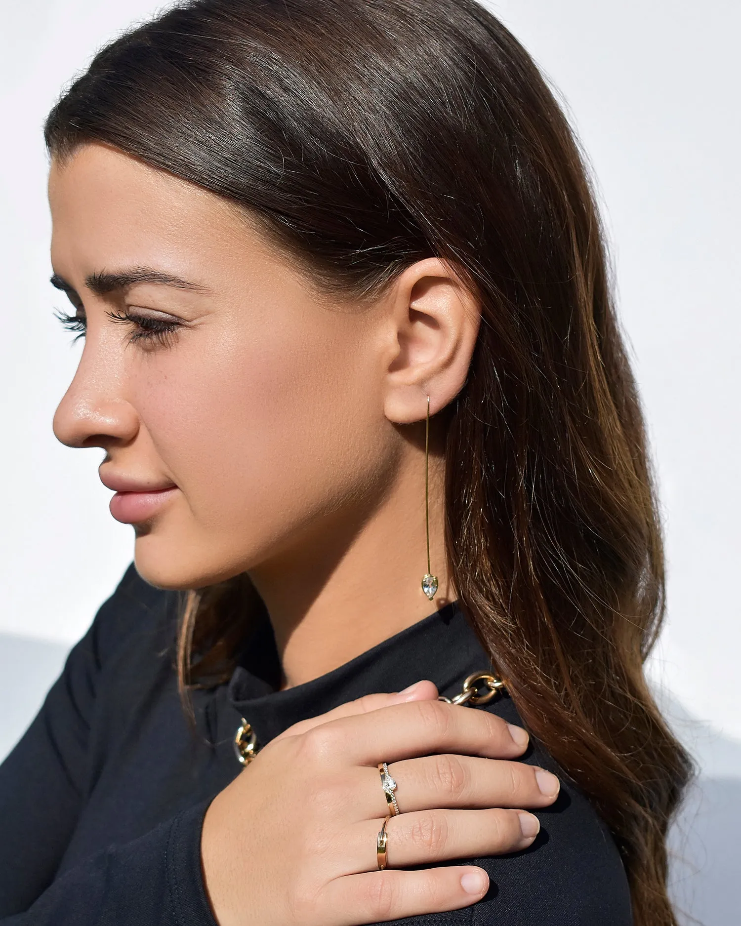 Stiletto Needle Earring