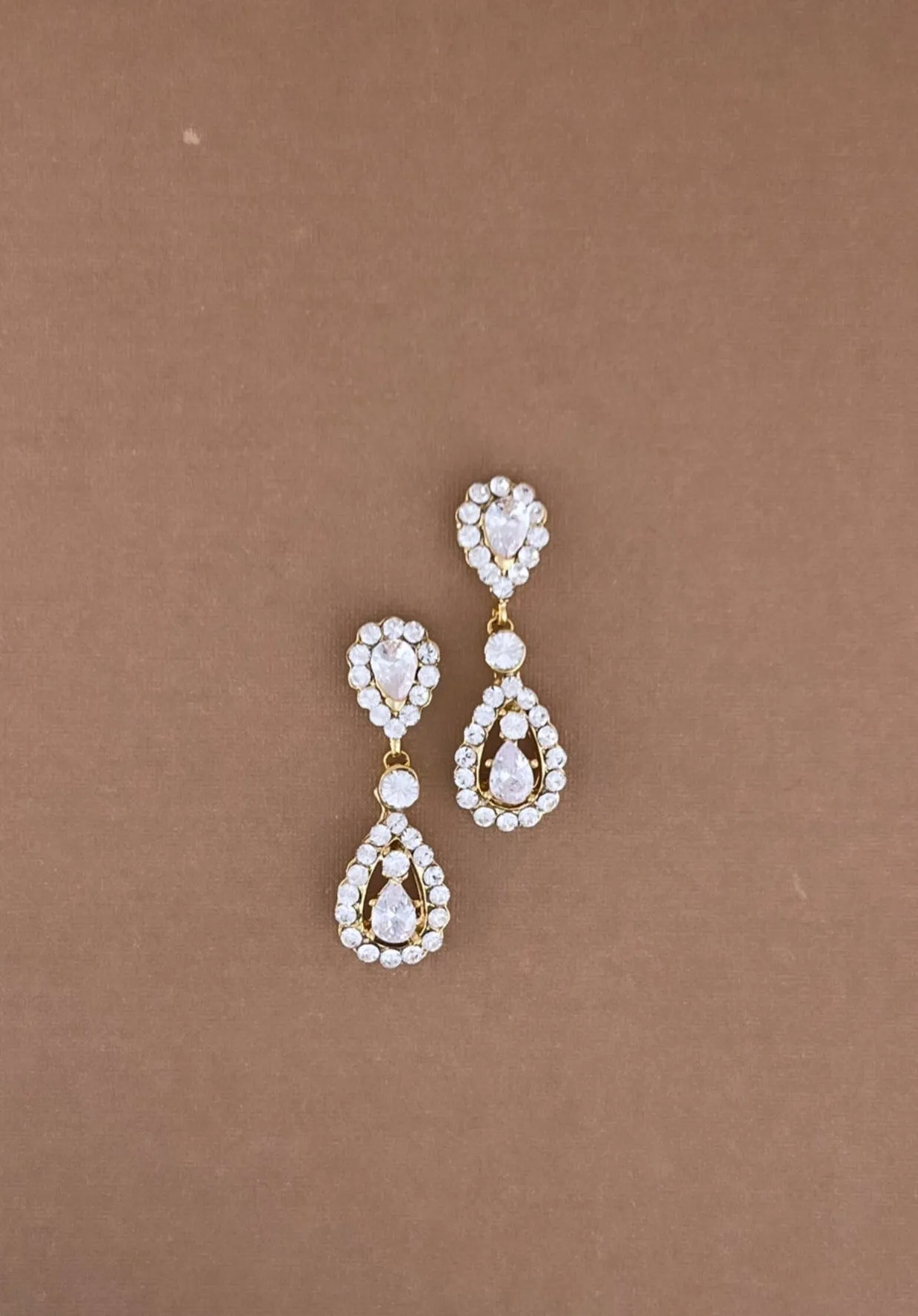 SUE Earrings, Earrings with Swarovski Crystals - Sample Sale