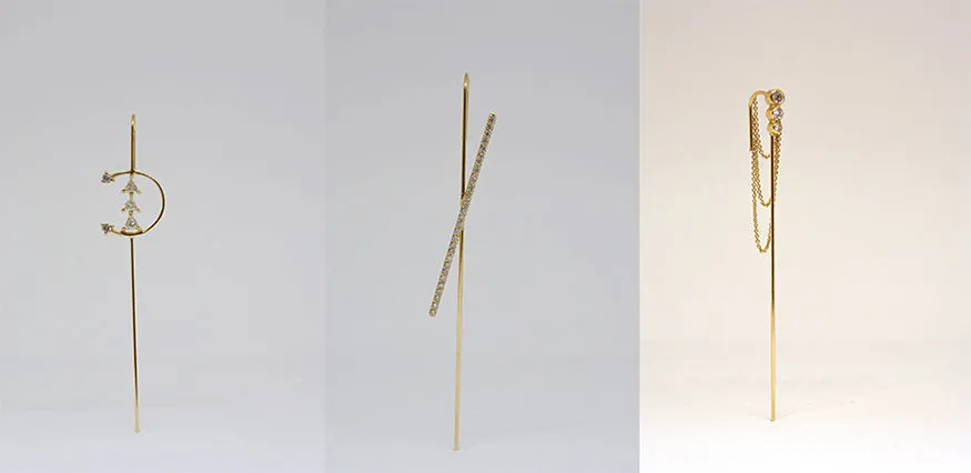 Sunrise Needle Earring