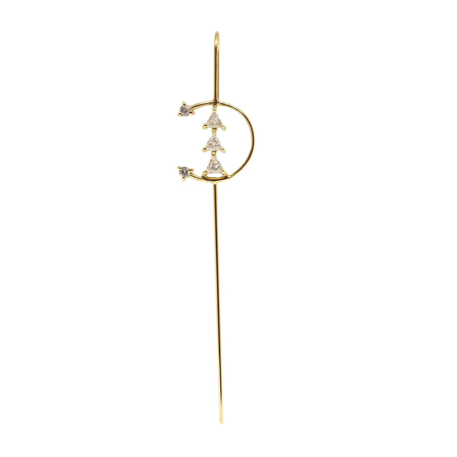 Sunrise Needle Earring