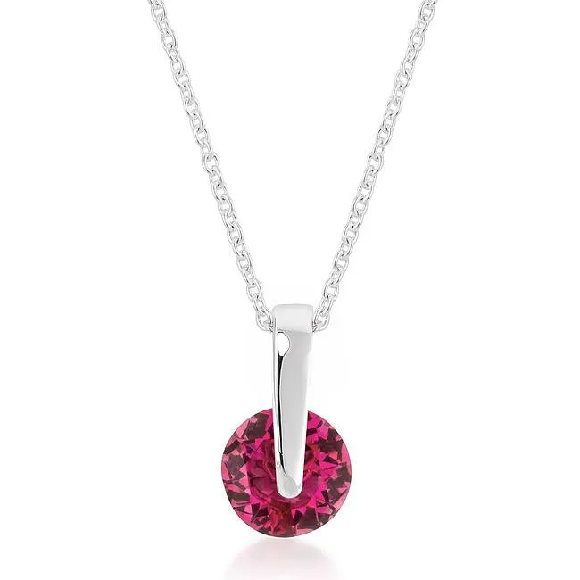 Tandy Clear Elegance Solitaire CZ Pendant | 2ct