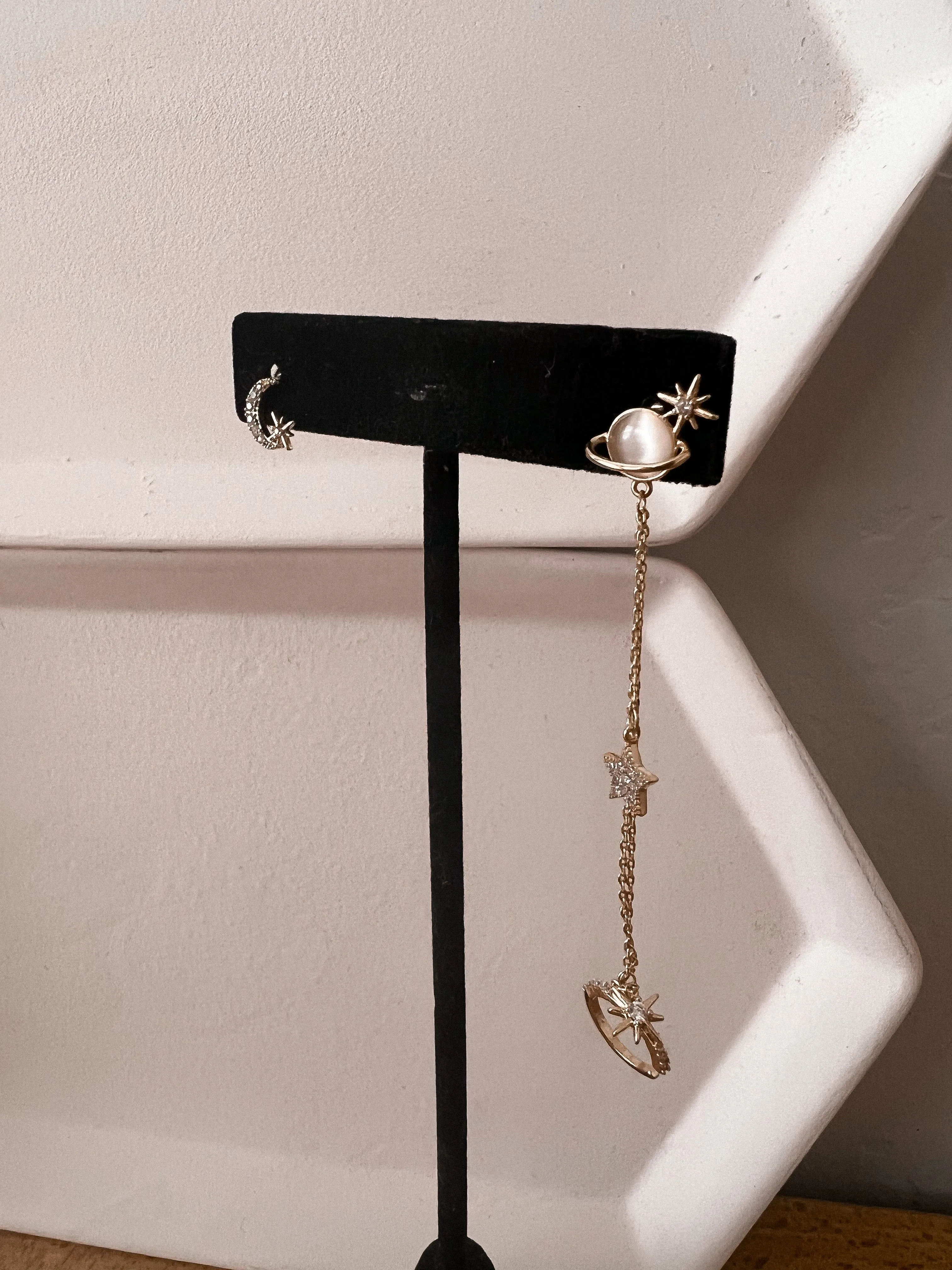 tarot earrings with ear cuff (GOLD PLATED)