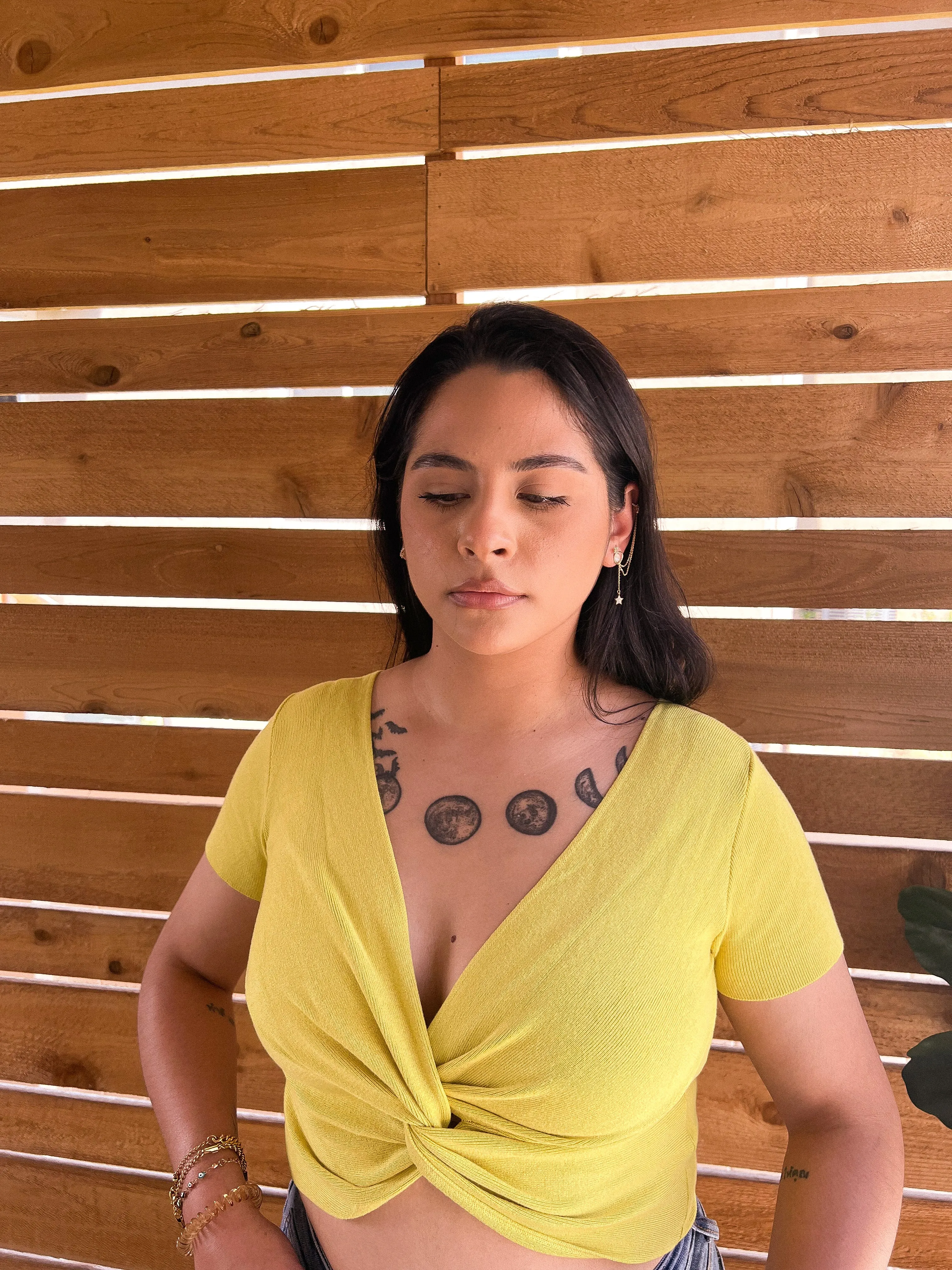 tarot earrings with ear cuff (GOLD PLATED)