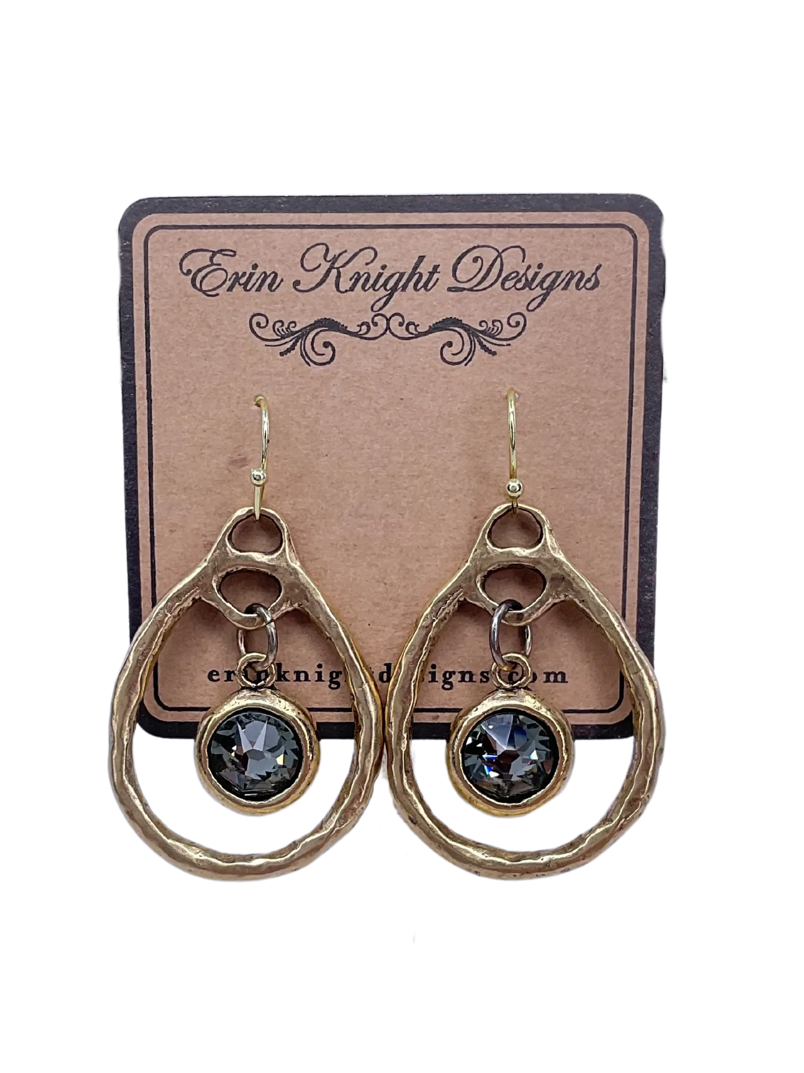 Teardrop Crystal Earrings