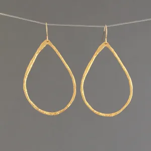 Teardrop Hoop Earrings