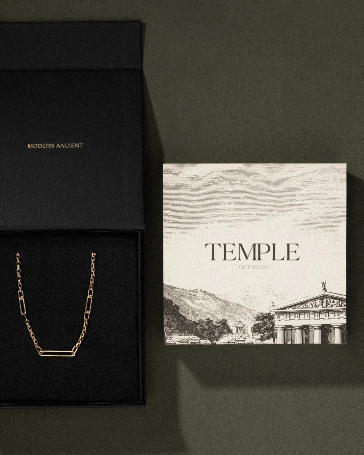 Temple of the Sun Althea Emerald Earrings, Gold