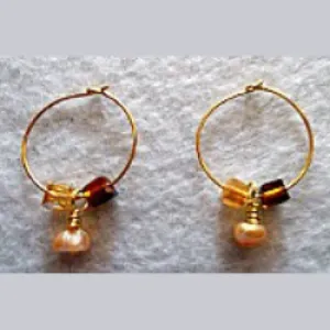 The Lillystone Collection Classic Crystal and Pearl Earrings (special order - sold out)