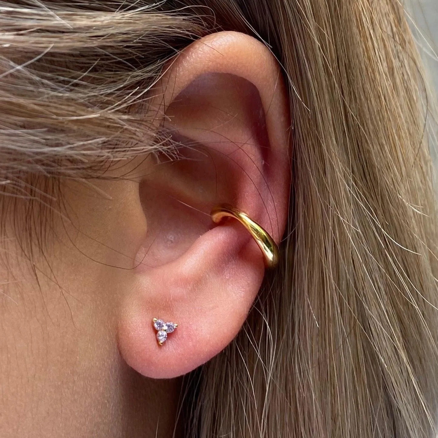 THE ONA CUFF - 18k gold vermeil