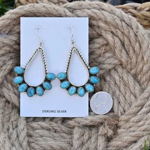 The Stella Teardrop Hoop Earrings