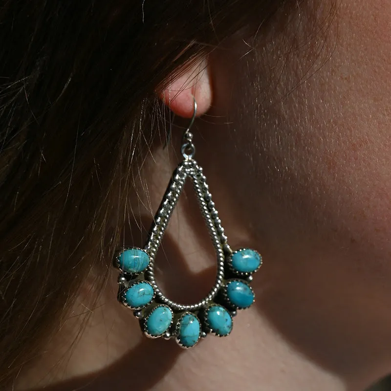 The Stella Teardrop Hoop Earrings