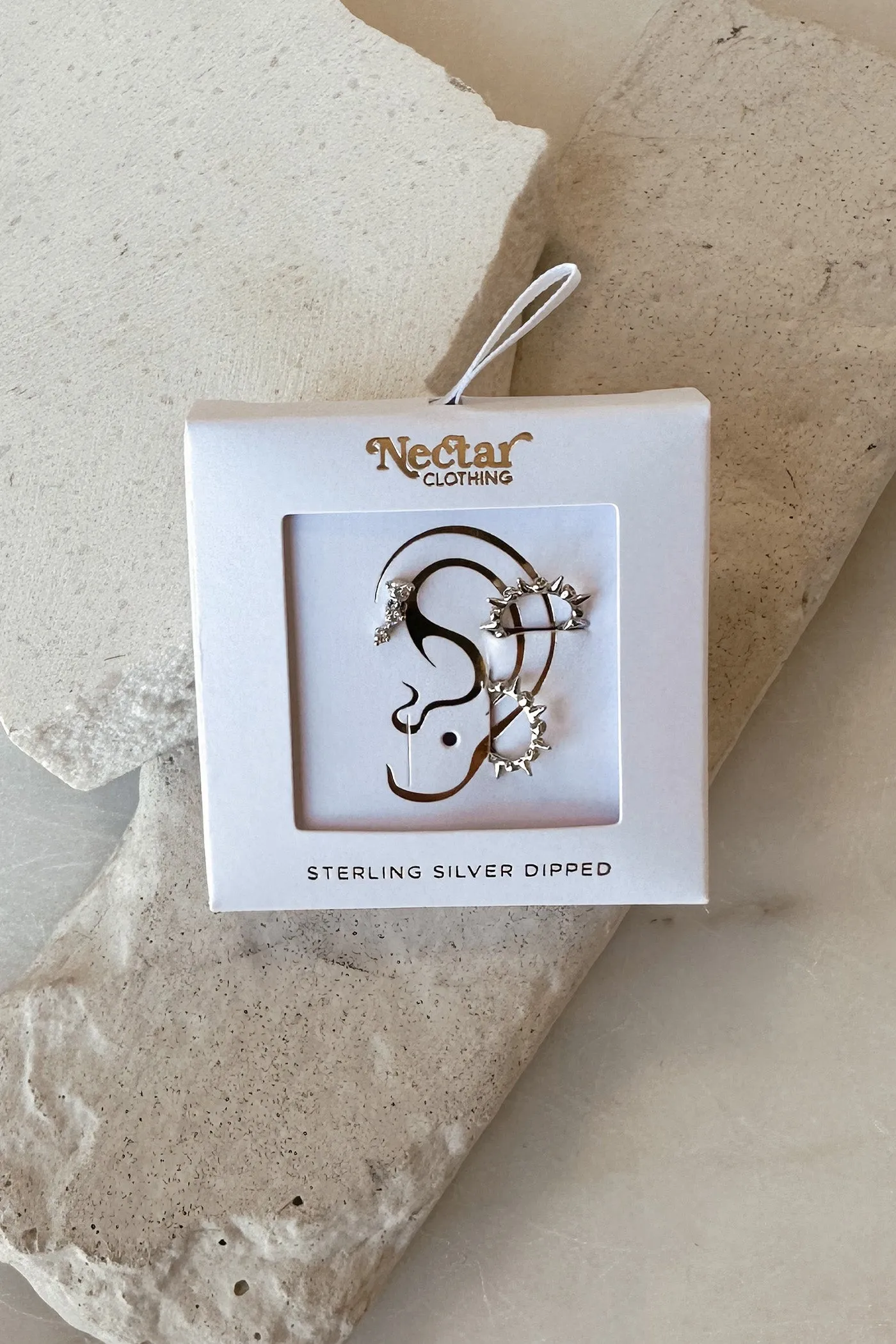 Three Piece Spiked Earring Set