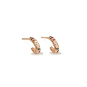 Tie Dye Huggie Hoop Earrings