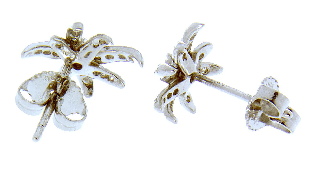Tiffany & Co. Platinum Diamond Starburst Earrings