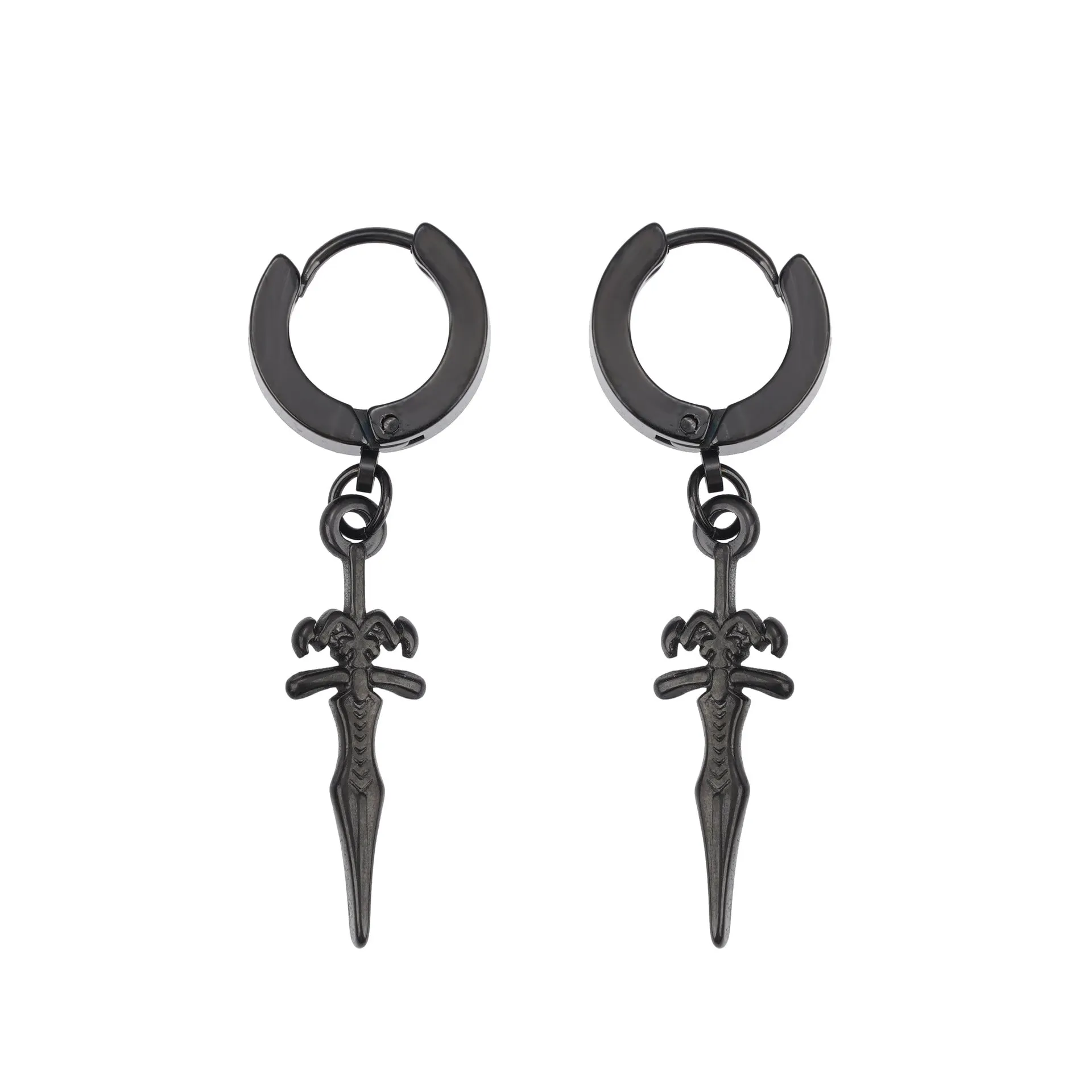 Titanium Steel Ear Jewelry Hip Hop Ear Clips
