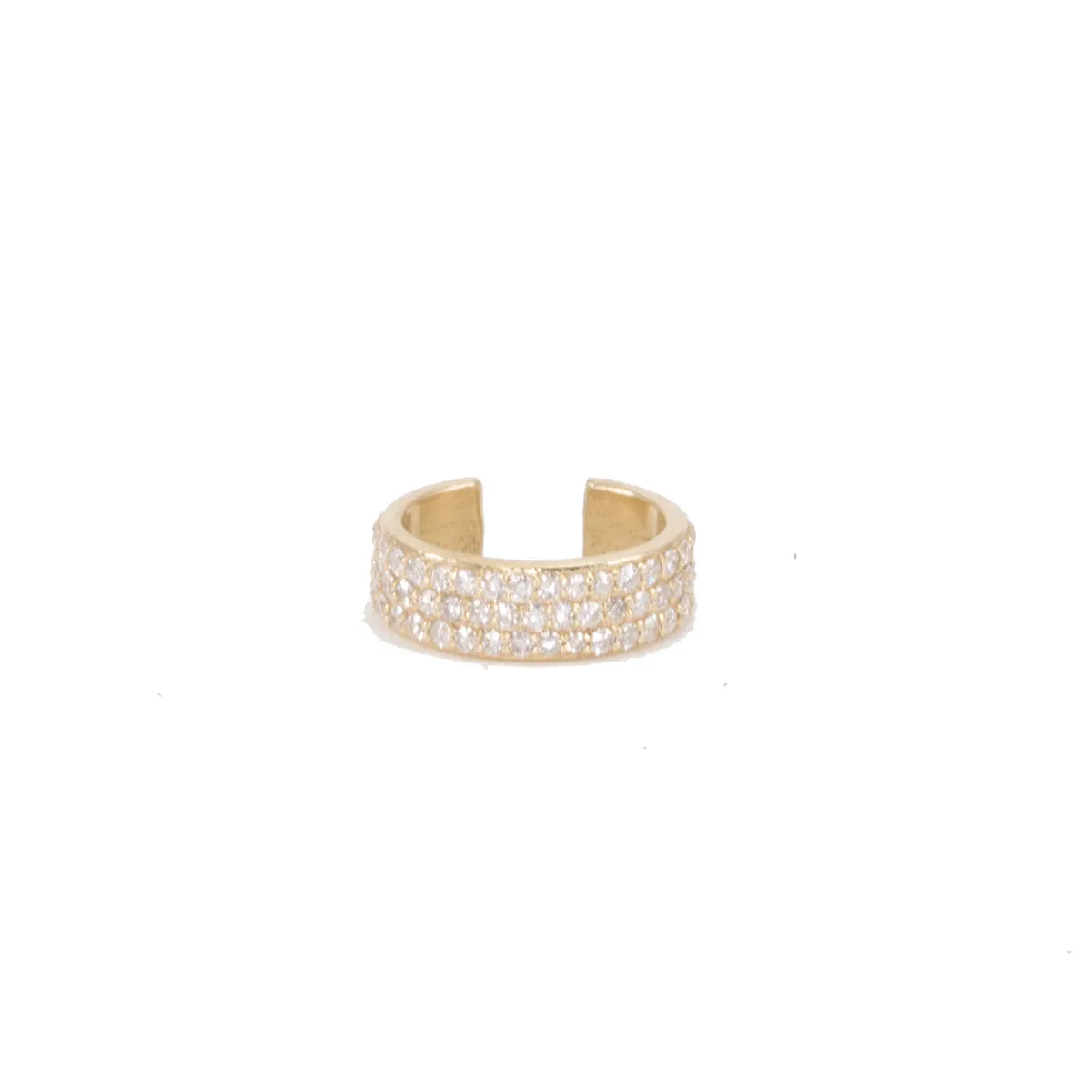 Triple Row Diamond Ear Cuff