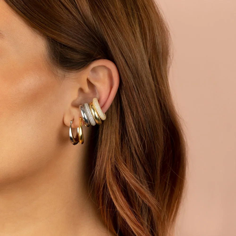 Tubular Solid Ear Cuff