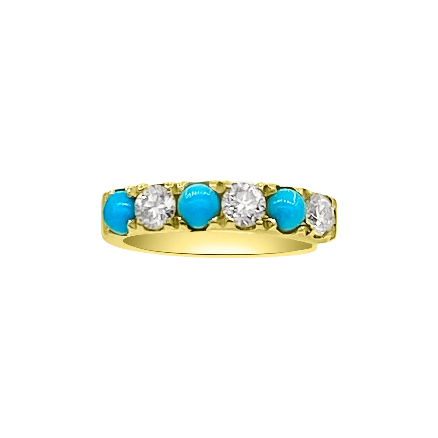 Turquoise and Diamond Kai Ear Cuff