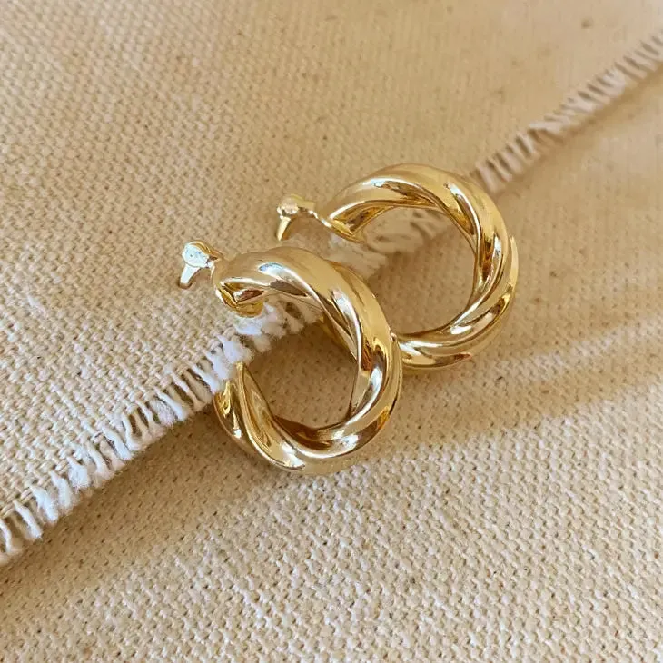 Twisted Hoop Earrings