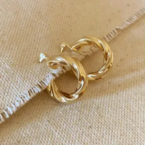 Twisted Hoop Earrings