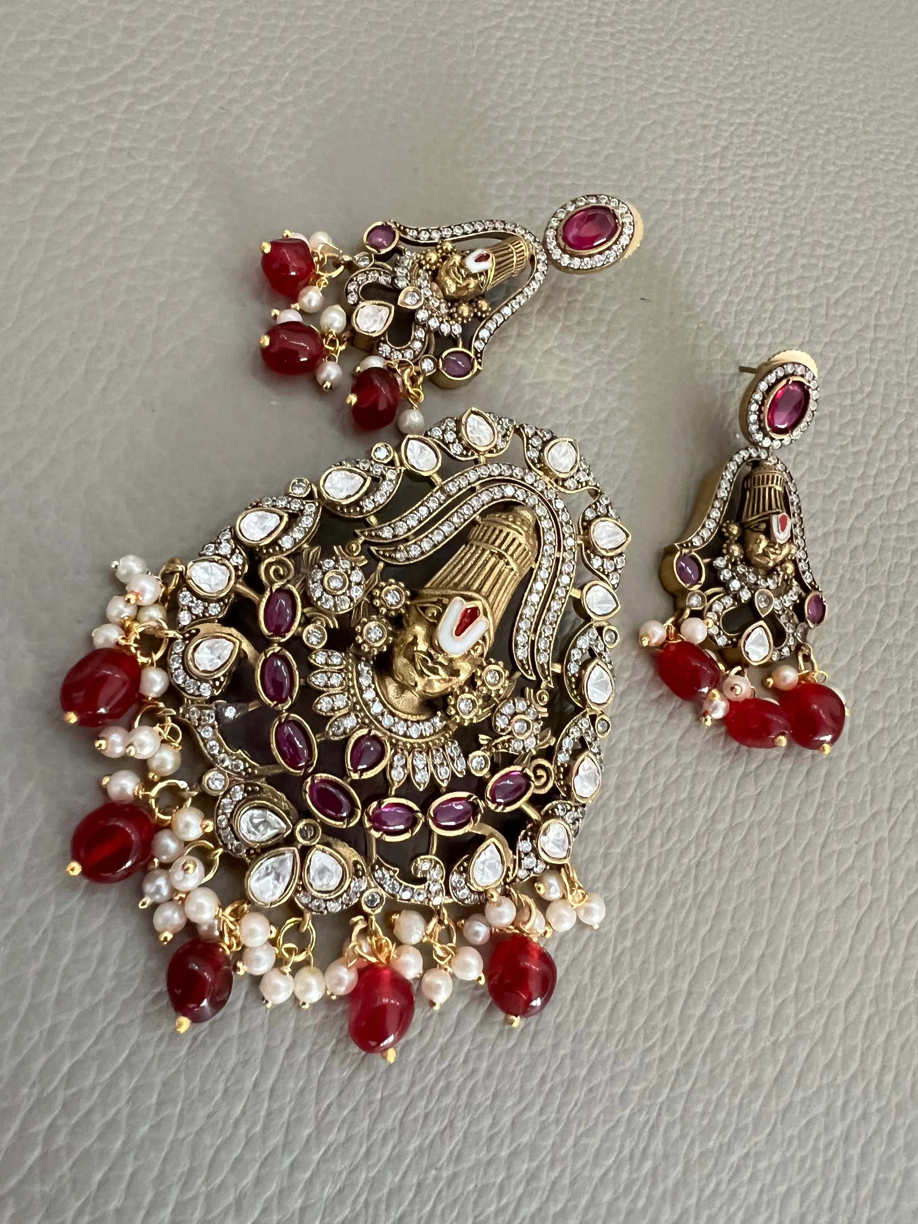 Victorian Balaji Pendant set
